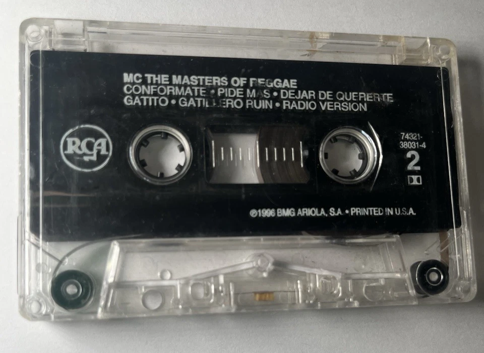 M.C. The Masters of Reggae * Cassette Tape 1996 Puerto Rico Reggaeton Rap * Foto 2 de 2