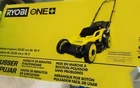 RYOBI ONE+ 18V 13" Cordless Push Lawn Mower 13 In Walk Behind P1180 P1108BTL NEW