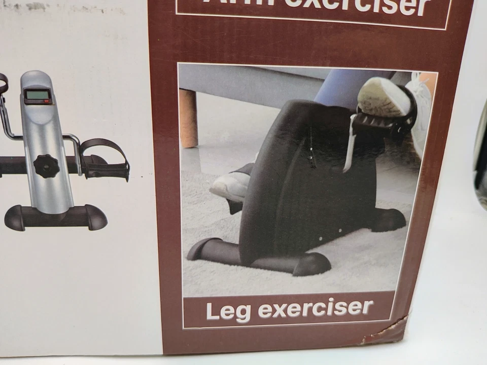 Mini Exercise Bike TODO Pedal Exerciser Foot Or Arm Peddler Portable Therapy	NEW - Image 3 of 4