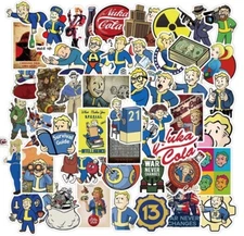 20 Random Fallout Themed Water Resistant Stickers