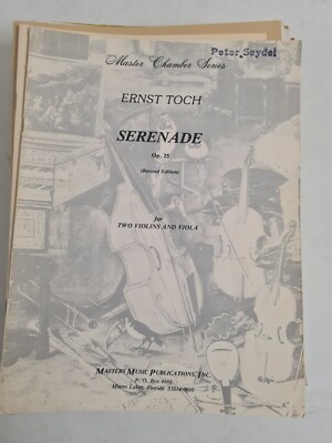 Ernst Toch - Serenade op. 25 for two Violins and Viola (28)
