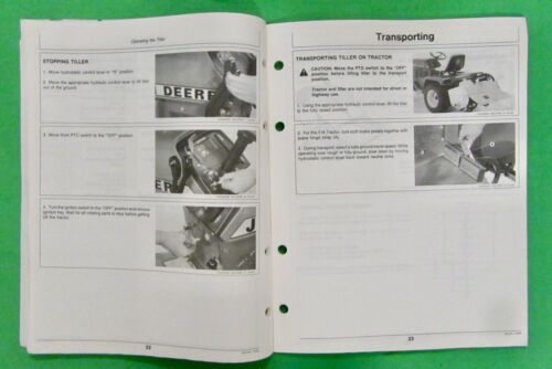Manual de operador de cultivador hidráulico John Deere de 30 pulgadas para - SN525.000 (OM-87099) - Imagen 7 de 15