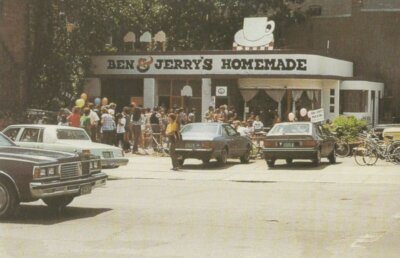 BURLINGTON Vermont 1970s Ben & Jerry Ice Cream OLD PHOTO