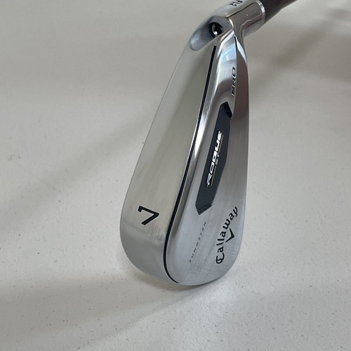 Callaway Rogue ST Pro FL2 Single 7 Iron ATTAS 50 S Stiff Flex Graphite Shaft RH - Picture 3 of 11
