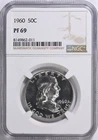 1960 Franklin Half Dollar 50c Proof NGC PF 69 (011)