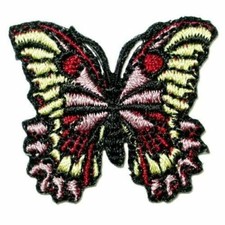 iron on patch/applique butterfly 1 3/8 x 1 1/4 inch