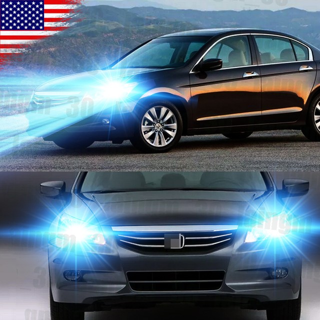(2) 8000K Blue LED Headlight Bulb Low Beam Kit For HONDA ACCORD Sedan