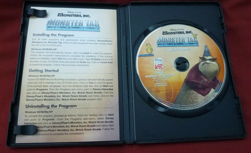 MONSTERS INC - "MONSTER TAG" - DISNEY PIXAR - PC CD-ROM - PRE-OWNED - VGC - Picture 4 of 4
