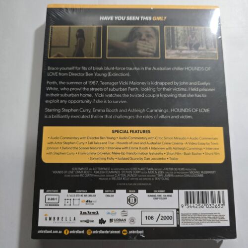 Hounds Of Love Limited Edition Blu-Ray New Sealed TRACKED - Picture 2 of 2