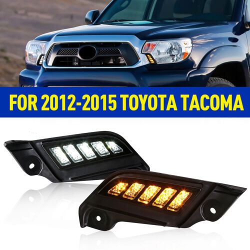 LED Daytime Running Light Headlight Side Lamp For 2012-2015 Toyota Tacoma. - Bild 13 von 22