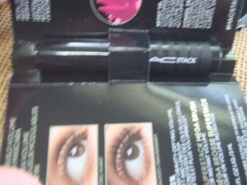 2x MAC Stack Superstack Mega Brush mascara - formato da viaggio 0,1 fl oz/3 ml ciascuno - Foto 4 di 6