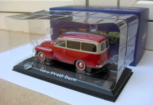 Volvo PV445 Duett red Atlas IXO MIB 1:43 n 144 145 244 245 740 343 daf BEAUTIFUL - Imagen 3 de 4
