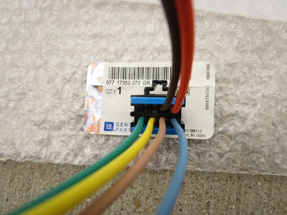 GMC CHEVY PONTIAC BUICK CALENTADOR VENTILADOR DE CLIMA CONECTOR DE CONTROL DE VELOCIDAD ARNÉS DE CABLES Foto 3 de 3