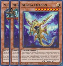 Yugioh! 3x Nebula Dragon MZTM-EN078 Rare 1st Ed NM