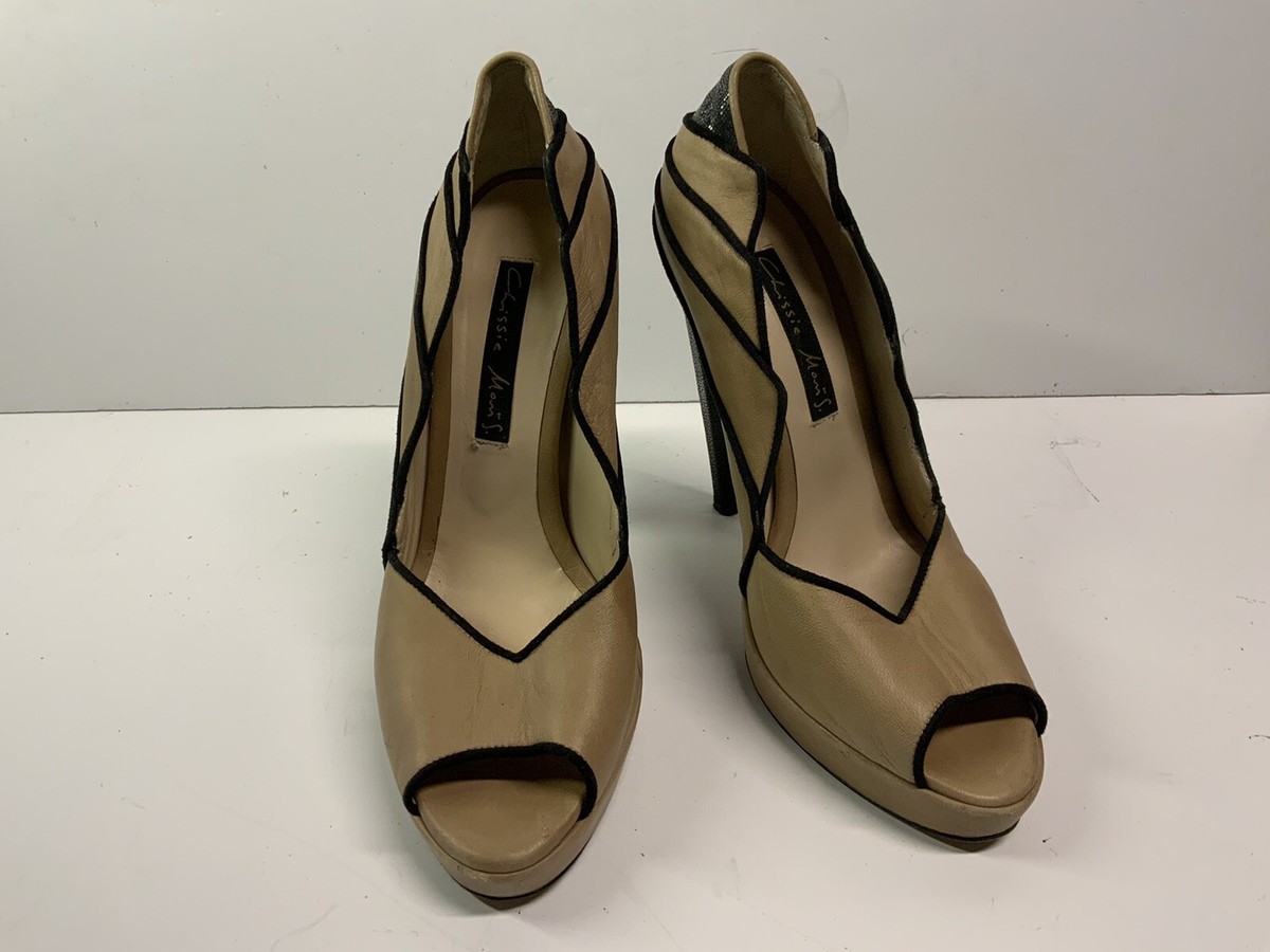 Chrissie Morris Open Toe Pumps Shoes Size 39-See Description | eBay
