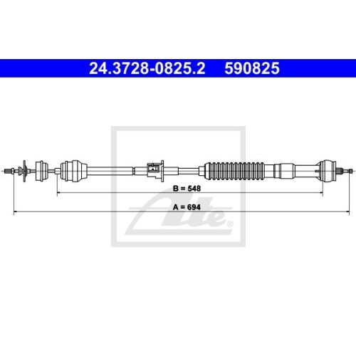 ATE Seilzug Kupplungsbetätigung - Mit Automatischer Nachstellung