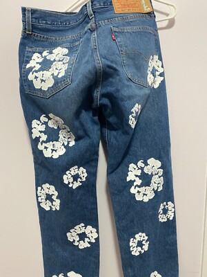 Denim Tears Levi’s 501 Levi's® X Denim Tears Western Stitch 501® Jeans - Medium Wash