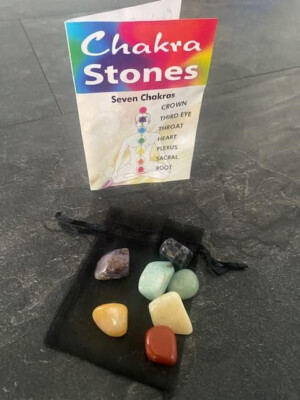 7 Chakrasteine Set Trommelsteine Chakra Steine Energie