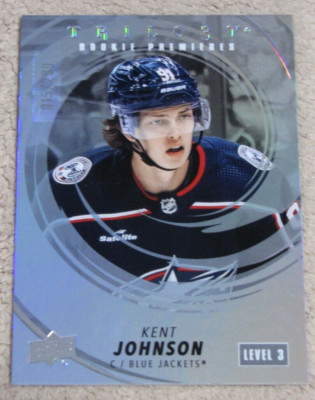 2022-23 Upper Deck Trilogy #245 Kent Johnson Level 3 Rookie Premieres /299