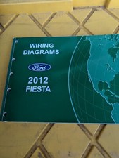2012 Ford Fiesta Electrical Wiring Diagrams Service Manual OEM Nice
