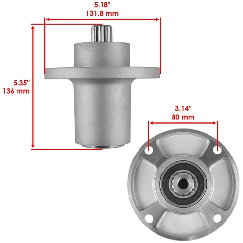 3 Spindle Assembly Fits Hustler Raptor SD SDX 36 42 48 54 60 Inch Deck 601804 - Picture 2 of 8