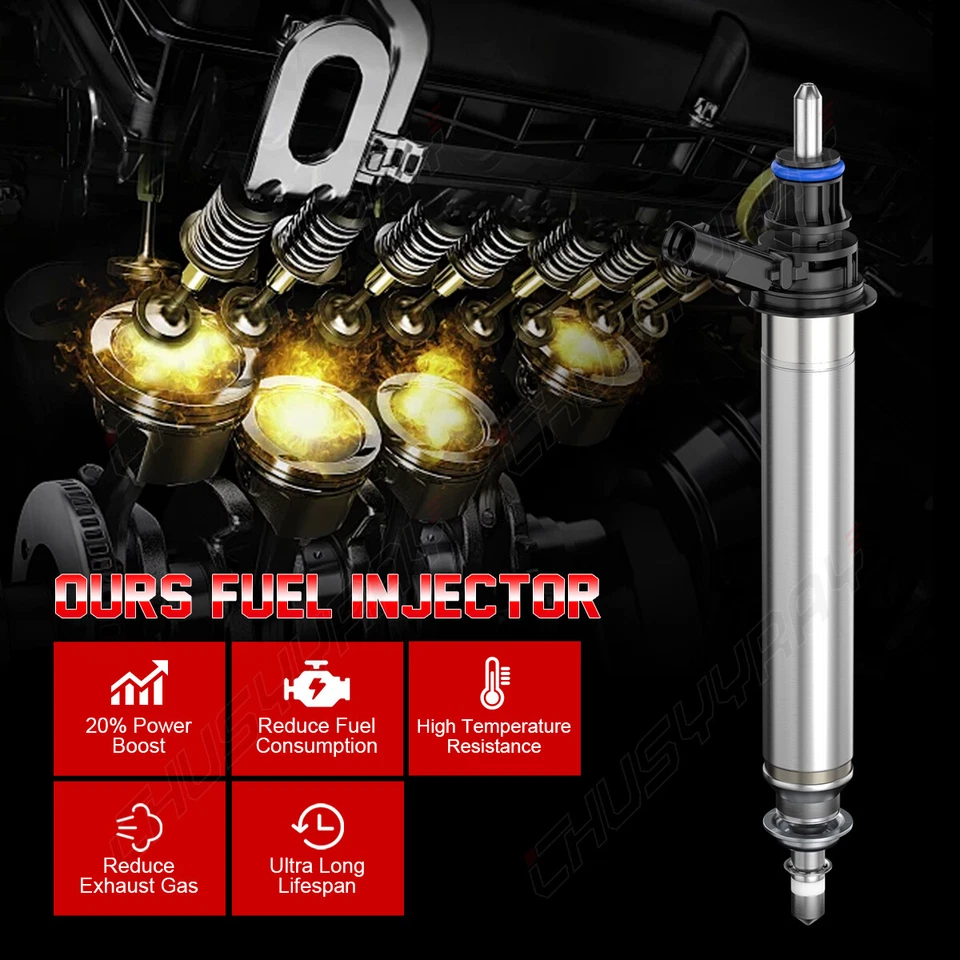 For MERCEDES-BENZ E400 2013-2017 FJ1212 A2780700687 4X NEW Fuel Injector - Image 4 of 4