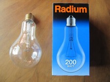 RADIUM E27 200W Glühlampe klar Glühbirne 3040 Lumen ! DIMMBAR z.B. LOUIS POULSEN