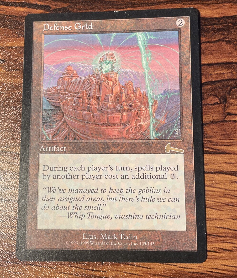 MTG Defense Grid LP Urza's Legacy 125/143