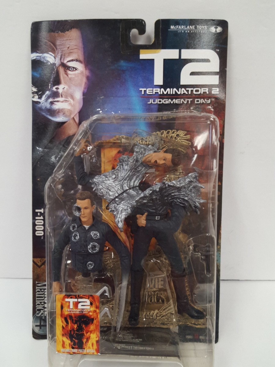 McFarlane Toys Movie Maniacs 4 Terminator 2 T-1000 Action Figure