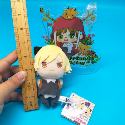 96Neko Nico Nico Singer Cat Mascot Strap Plush 5