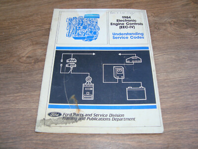 1984 Ford Electronic Engine Controls Understanding Service Codes Manual PWIO