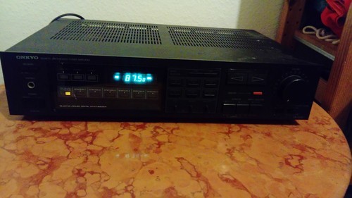 Onkyo Quartz Synthesizer Tuner Amplifier TX-7220 Hifi Stereo Receiver schwarz - Bild 2 von 6