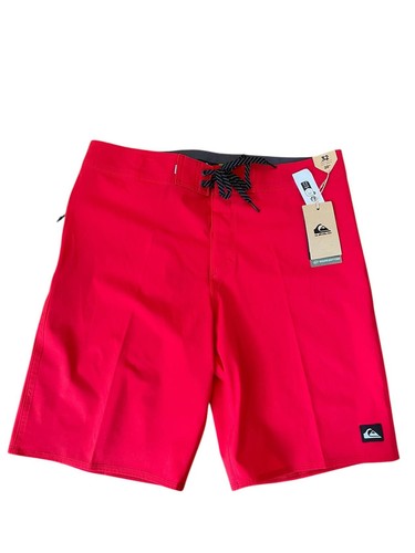 Quiksilver Men's SURFSILK Kaimana 20 Highline Boardshort Swim Trunk RED Size 32 - 第 1/10 張圖片