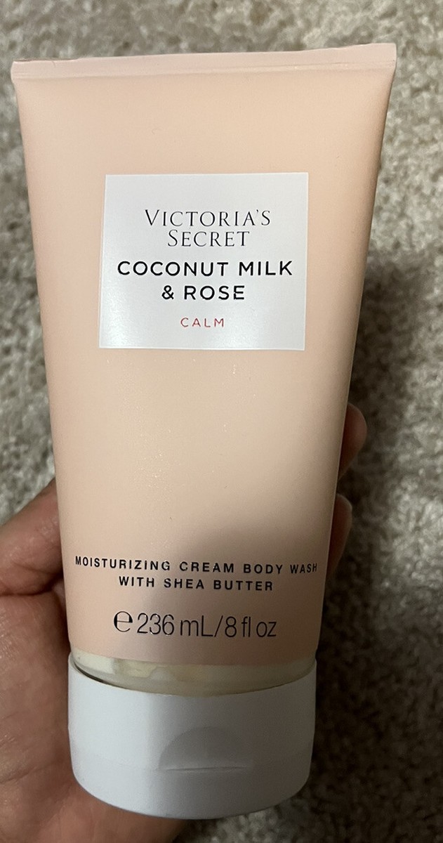 NEW Victoria’s Secret Coconut Milk Rose (Calm) Moisturizing Cream Body  Wash