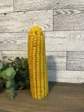 Pure Beeswax (bees wax)  - Corn Cob Candle - UNIQUE