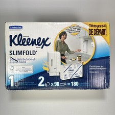 Kimberly Clark slimfold towel dispenser . model 06904 Open New + 90 Hand Towels