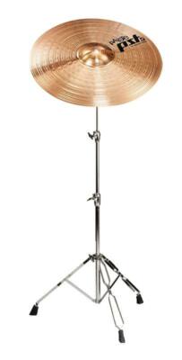 PAISTE 14'' PST 5 MEDIUM CRASH SCHLAGZEUG BECKEN STÄNDER CYMBAL STATIV SET DRUM