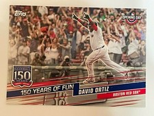 2019 Topps Opening Day 150 Years of Fun YOF-20 David Ortiz - Boston Red Sox