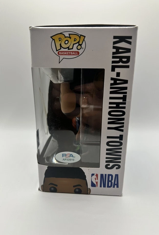 Karl Anthony Towns Autographed Signed Funko Pop PSA COA #39 NBA Timberwolves KAT - Image 4 of 4