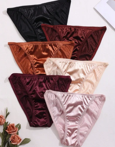 Women's soft silky feel glossy tanga style panties various colours sissy CD TV