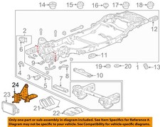 GM OEM 11-20 Sierra 2500 HD Electrical Components-Radar Sensor Bracket 23445225