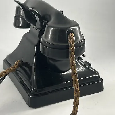 Comprar Impresionante Teléfono Piramidal De Baquelita Vintage 232 L GPO Funcionando