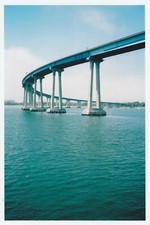 San Diego - Coronado Bridge FOUND PHOTO Color Snapshot NEWLY CONSTRUCTED 94 18 W