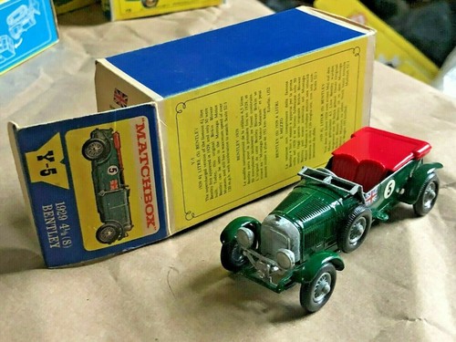 Matchbox Models of Yester Year 5 Lesney Y5 Y-5 1929 BENTLEY 4.5L D Box CATALOG