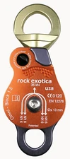 Omni Block Swivel Pulley Loss Proof (1.5 Double Orange) Rock Exotica