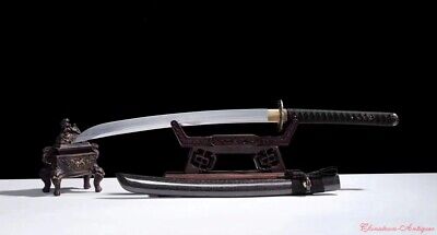 Japan Youtou Muramasa Sword Small Naginata Short Sword Pattern Steel Sharp  #2324