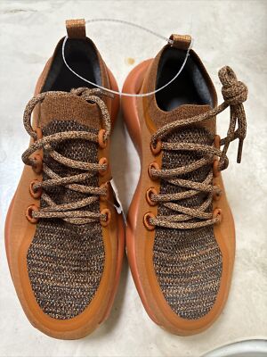 NEW WOB All Birds Mens Trail Runner SWT Honey Rust Hiking Running Shoes 8 / 38