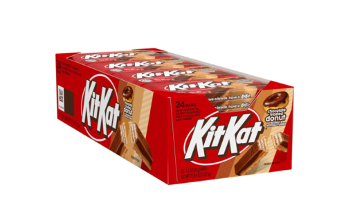 NEW!!!KIT KAT Chocolate Donut Wafer Candy Bars, 1.5 oz (24 Count)(BB02/25)