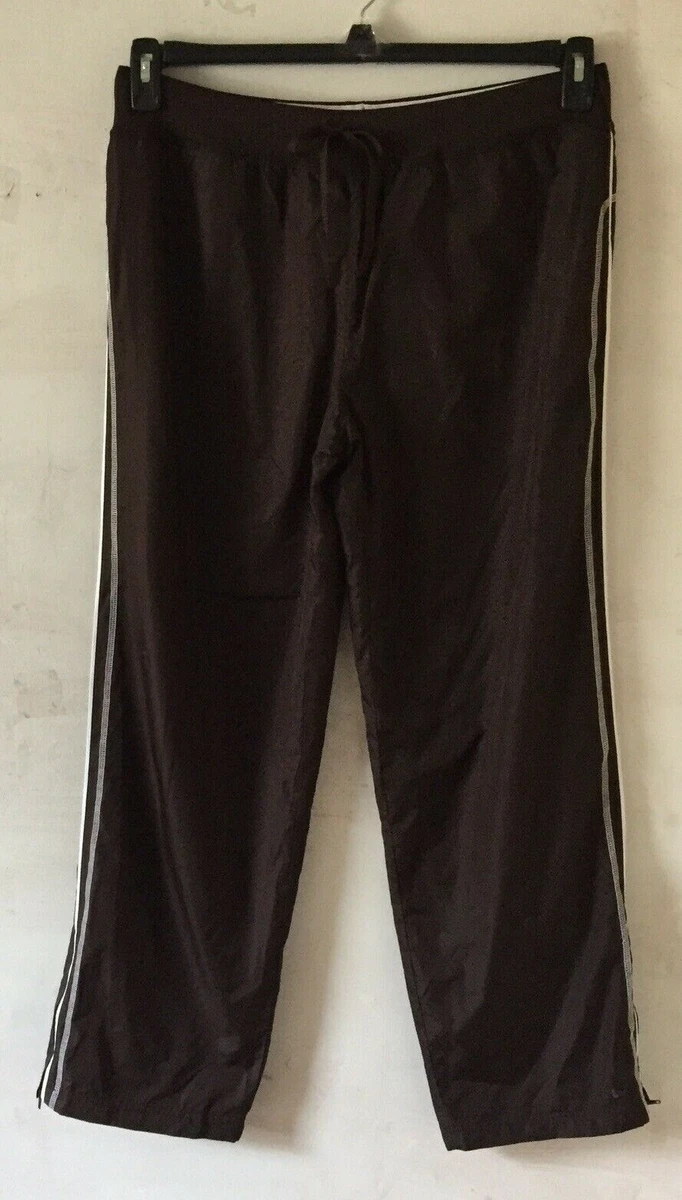 ATHLETIC WORKS Women's Active Woven Jogger Pants Brown Chocolate Size 12-14  NWT