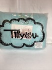 Till You Cotton Flannel Blue 3 Piece Crib Sheet Set Aqua Color New In Package 